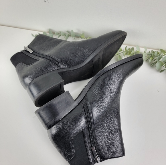 Franco Sarto Dallas Almond Toe Chelsea Heel Boots - Picture 6 of 12